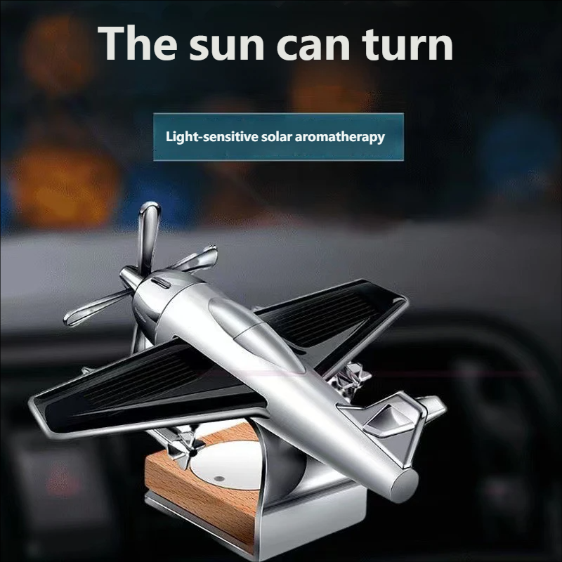 Solar Airplane Car Fragrance Diffuser