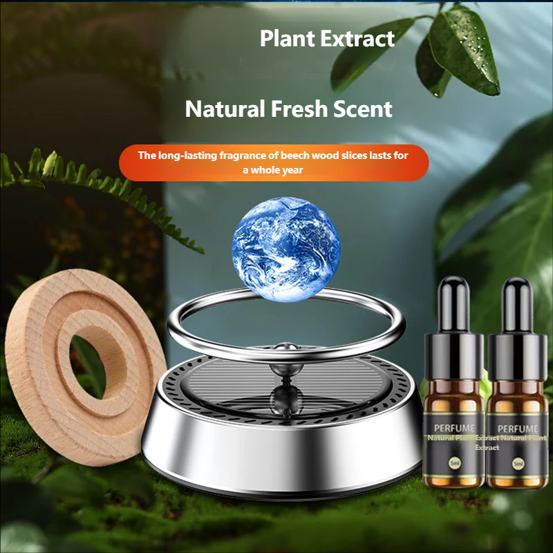 Levitating Earth Solar Car Fragrance Collection