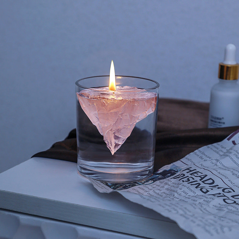 Handmade Floating Iceberg Candle