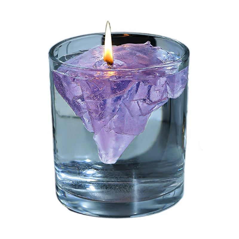 Handmade Floating Iceberg Candle